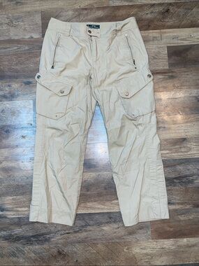 LRL Ralph Lauren Khaki Crop Pants